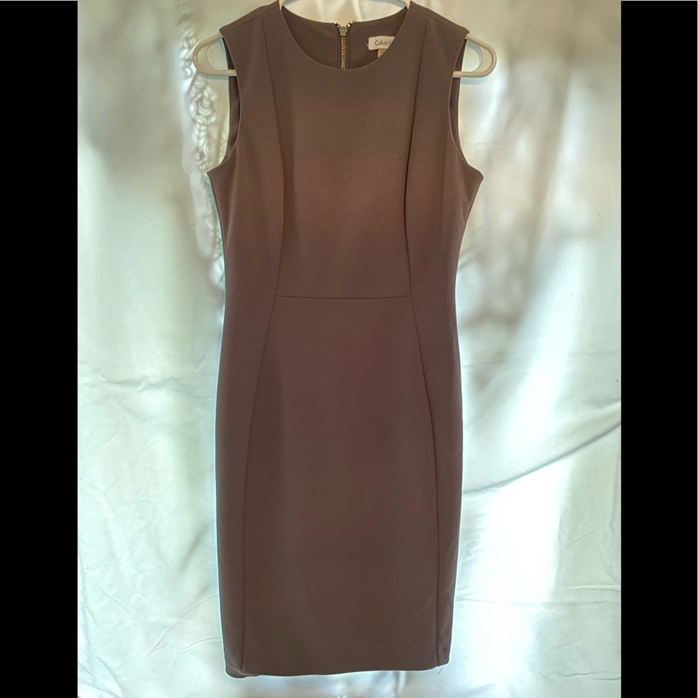 Perfect little gray Calvin Klein dress